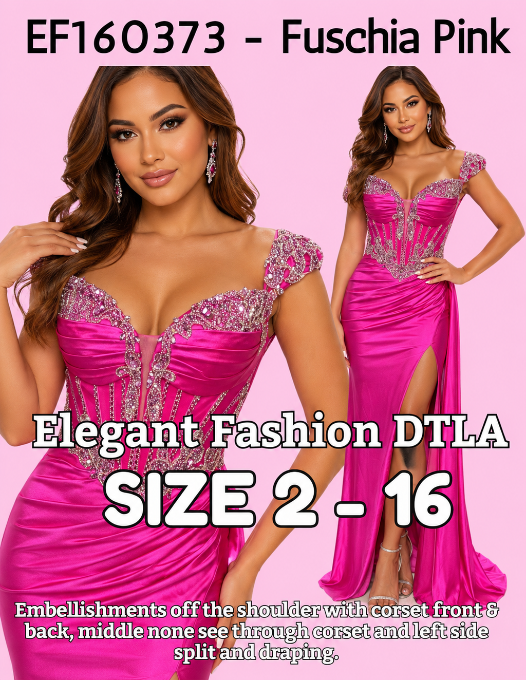 (SIZE 2-16) ✨ Elegant Fashion✨ 5 COLORS