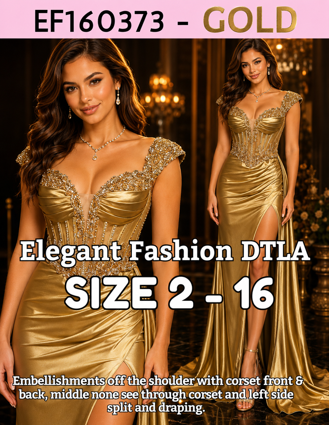 (SIZE 2-16) ✨ Elegant Fashion✨ 5 COLORS