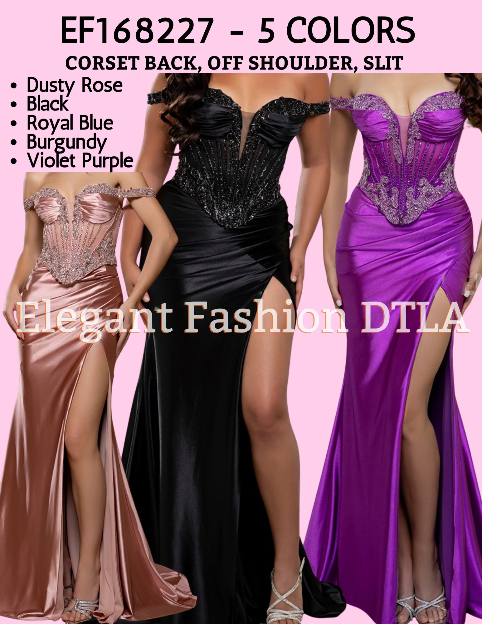 🌸 PROM 🌸  EF158227 OPEN BACK CORSET