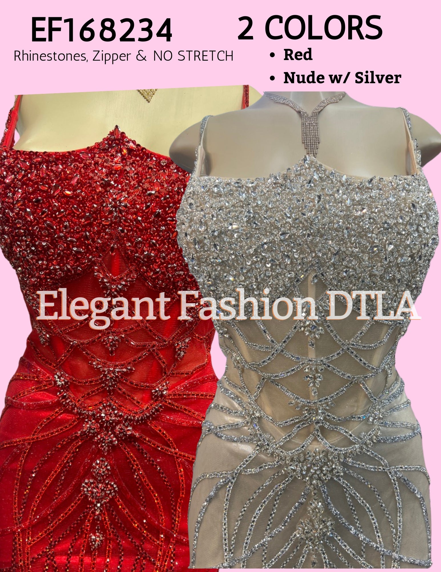 EF168234 Rhinestones NO SLIT