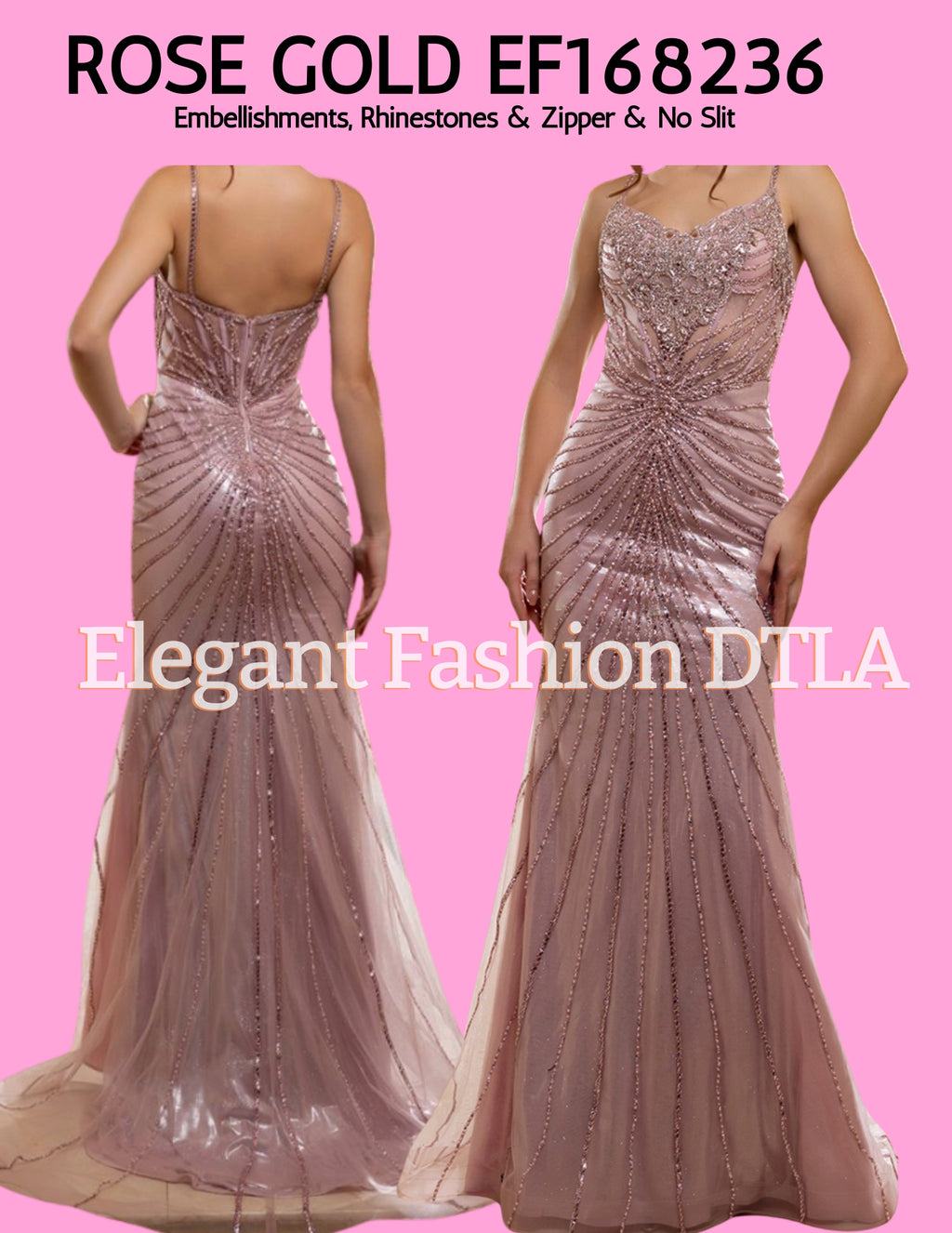 ✨ Elegant Fashion ✨ EF168236 Embellishments and Mini Pearls