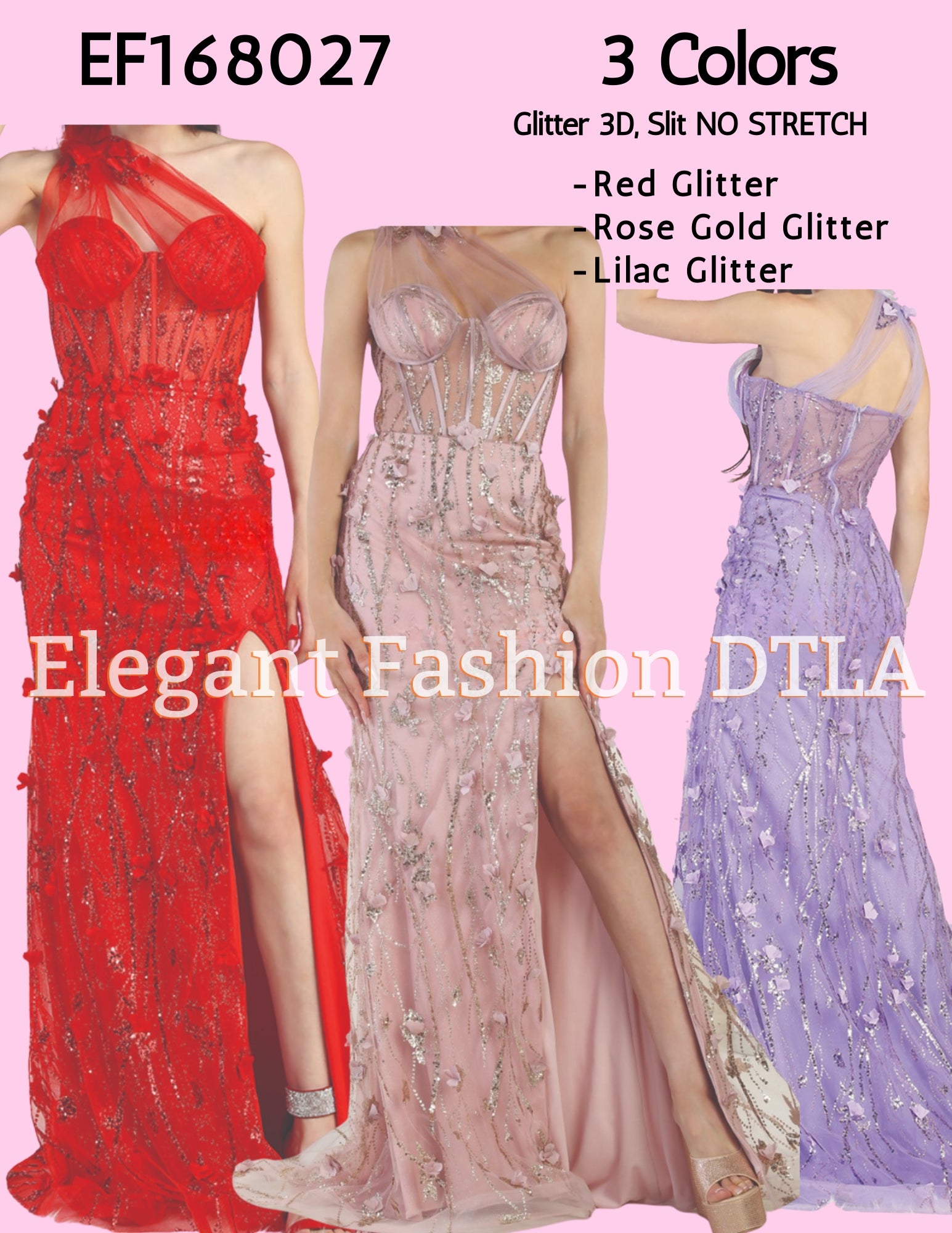 ✨  LS ✨  EF168027 Glitter 3D