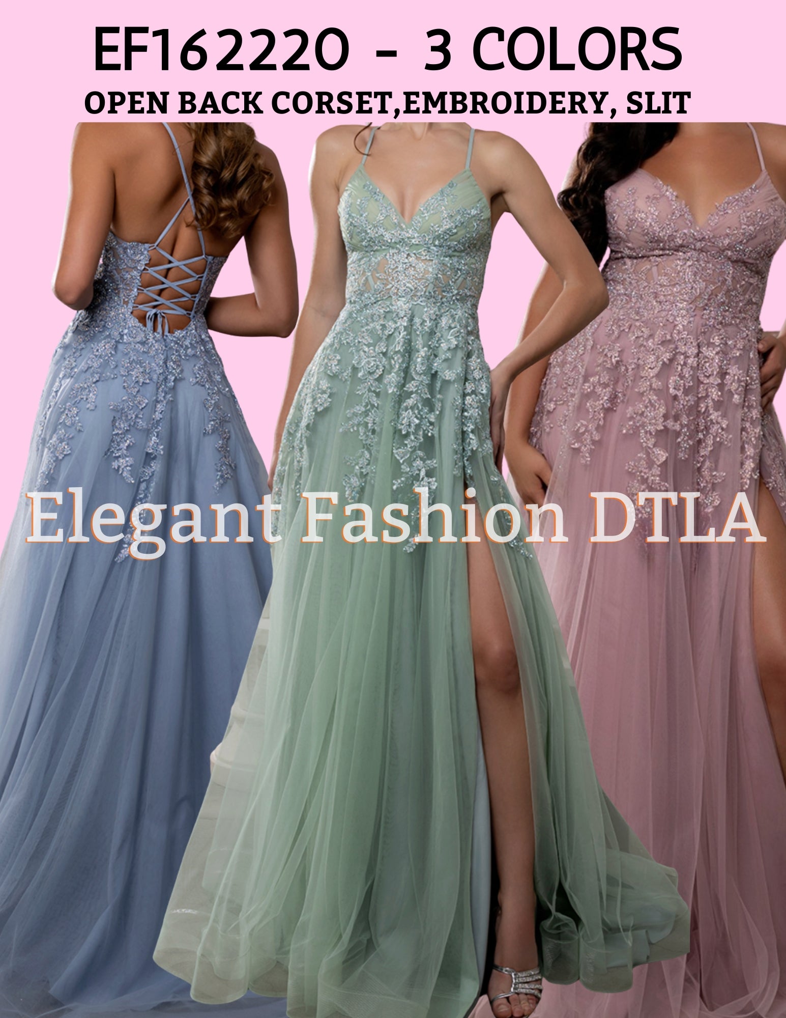 ✨  PROM  ✨  EF162220 OPEN BACK CORSET