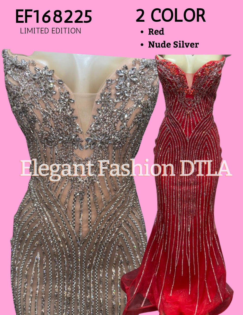 💎💎 EF168225 Rhinestones Open Back Corset