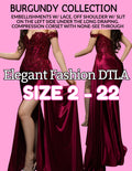 ✨ Elegant Fashion✨ BURGUNDY