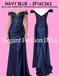 ✨ Elegant Fashion✨ EF16C363 NAVY BLUE