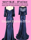 ✨ Elegant Fashion✨ NAVY BLUE SATIN