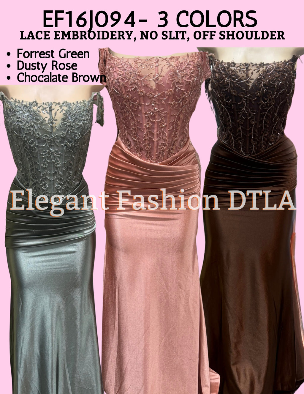 ✨ Elegant Fashion✨ 3 COLORS (SIZE 4-20)