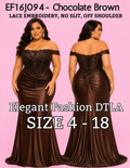 FINAL STOCK (SIZE 10-18)✨ Elegant Fashion✨ 3 COLORS EFJ094