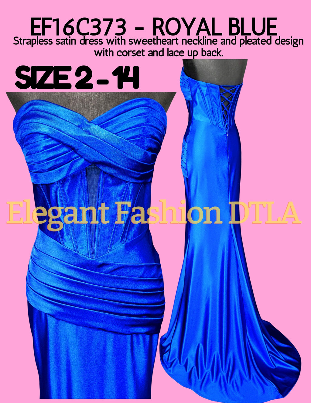 ✨ Elegant Fashion✨ ROYAL BLUE
