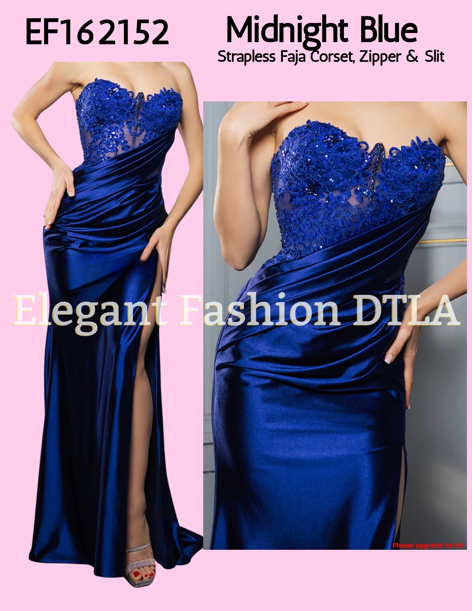 💎 💎 EF162152 Strapless Faja