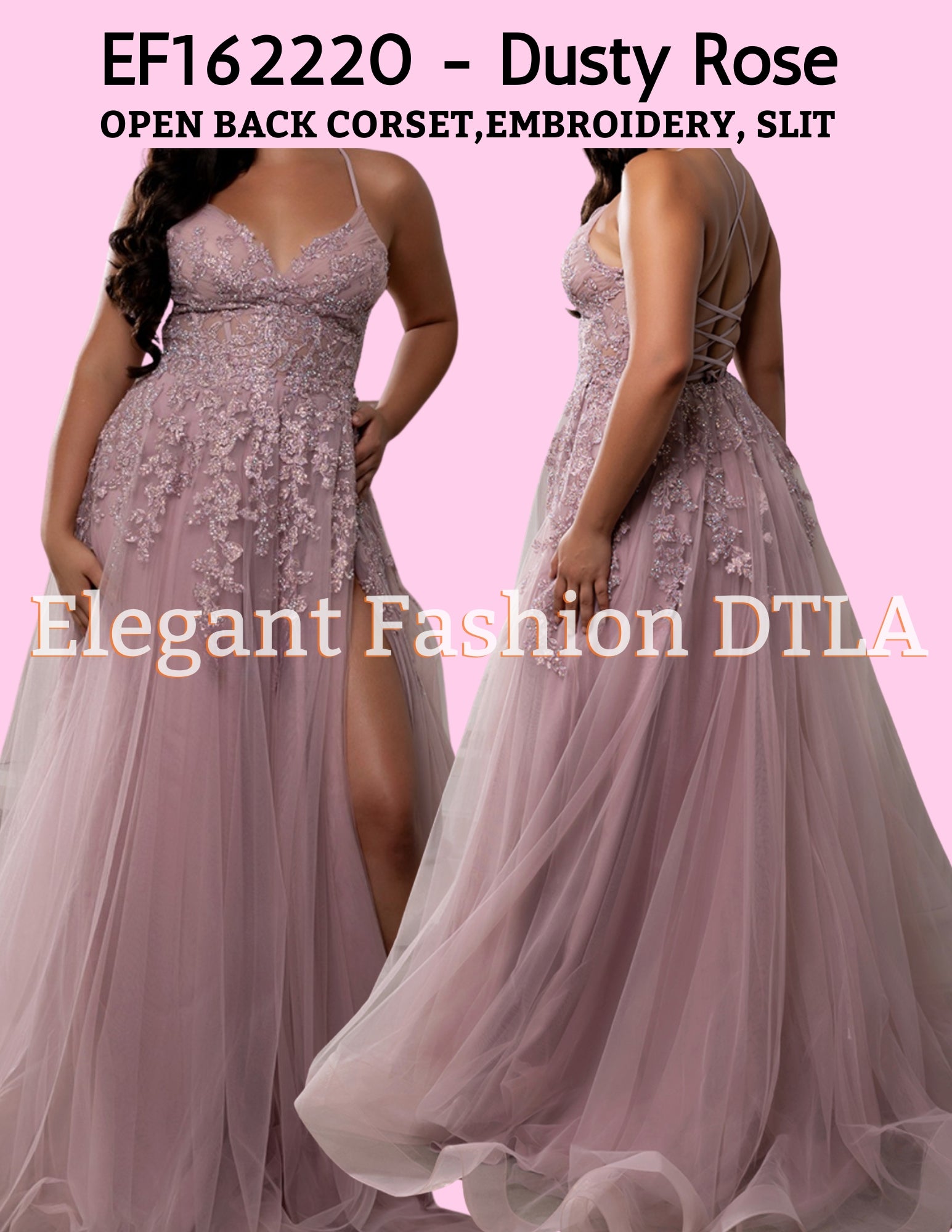 ✨  PROM  ✨  EF162220 OPEN BACK CORSET