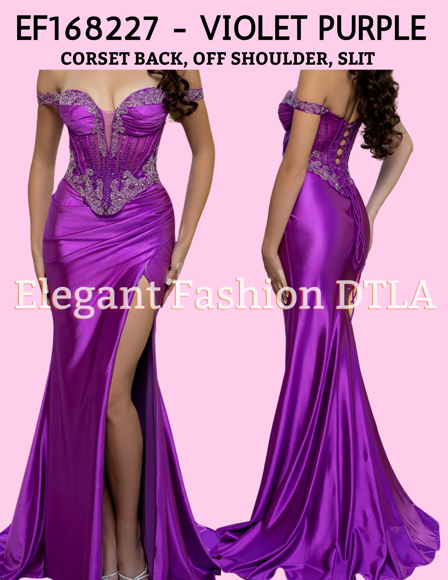 🌸 PROM 🌸  EF158227 OPEN BACK CORSET