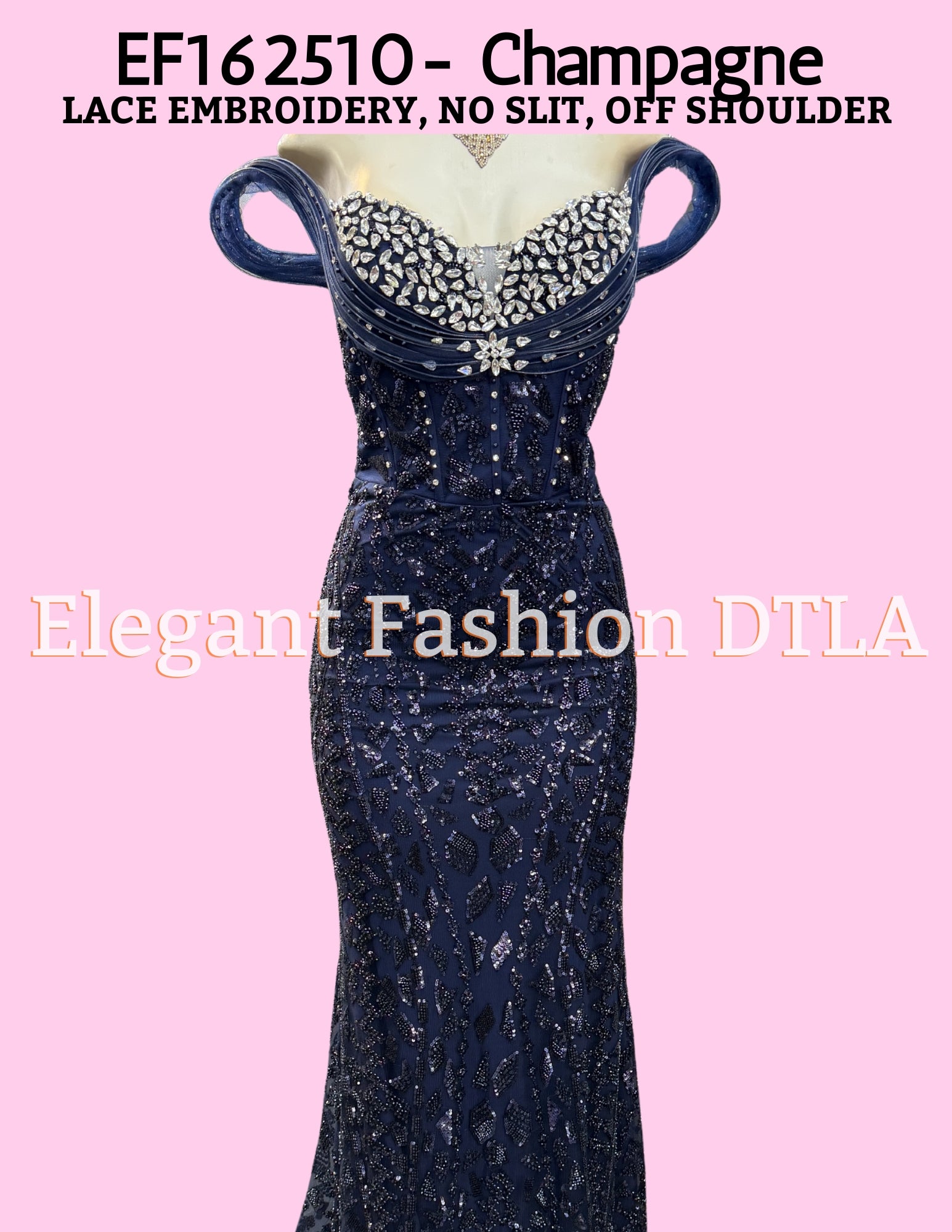 (Size 6-16)✨ Elegant Fashion✨  Rhinestones & Embellishments