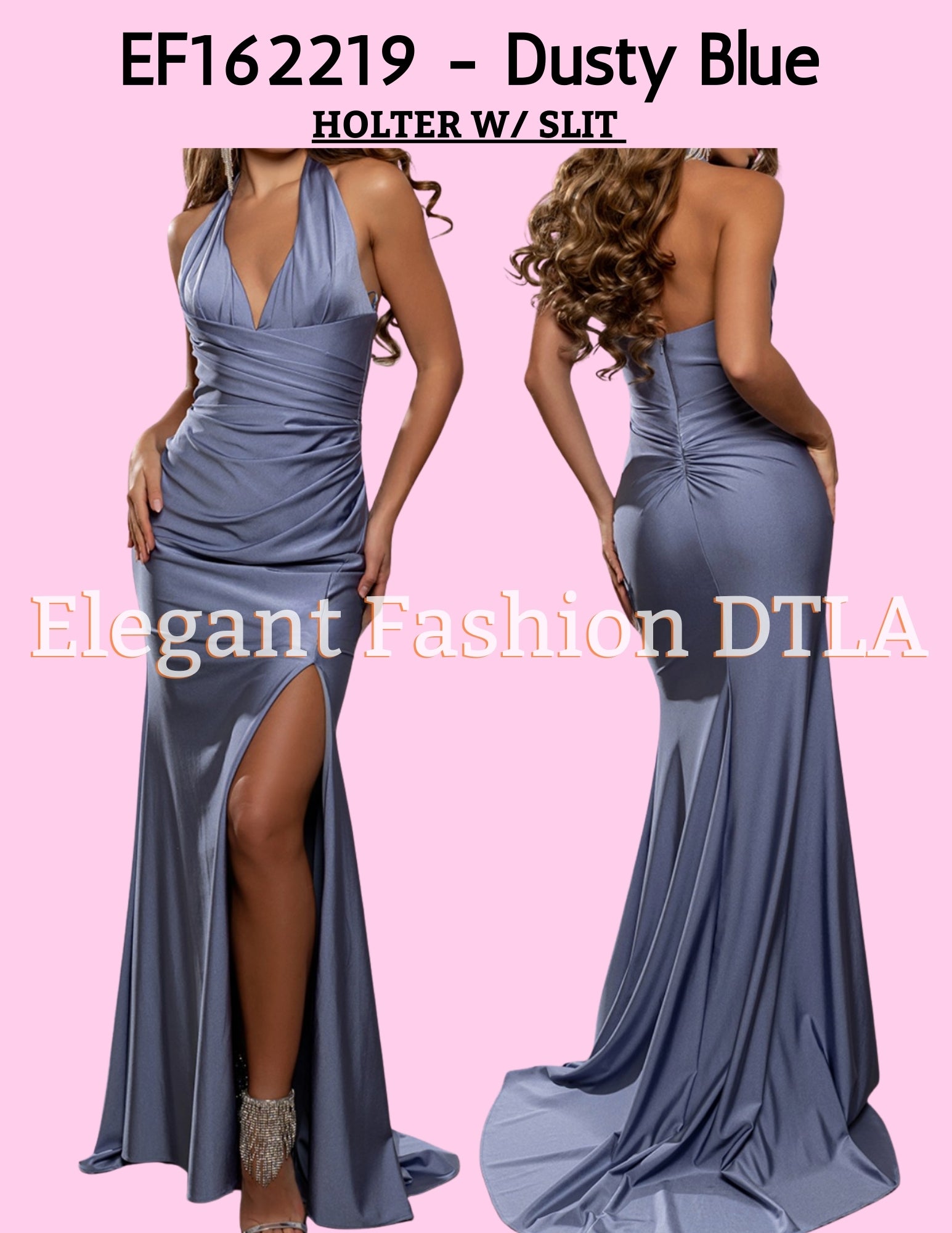 💎 2026 💎 EF162219 HALTER w/ SLIT