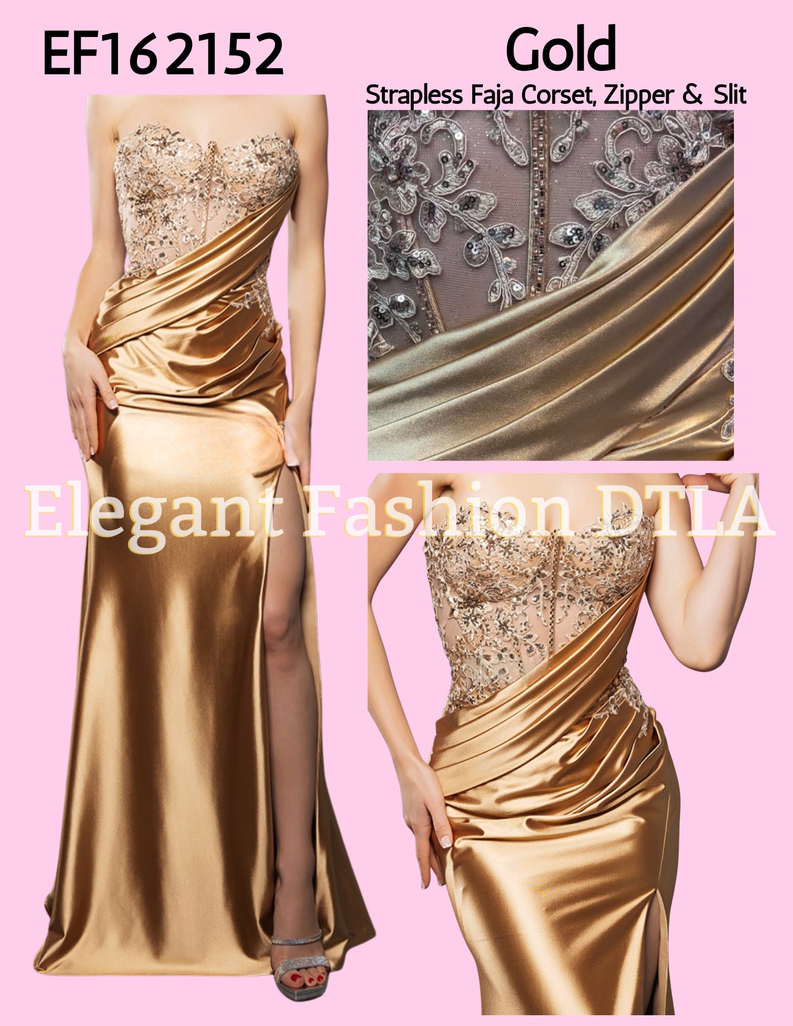 💎 💎 EF162152 Strapless Faja