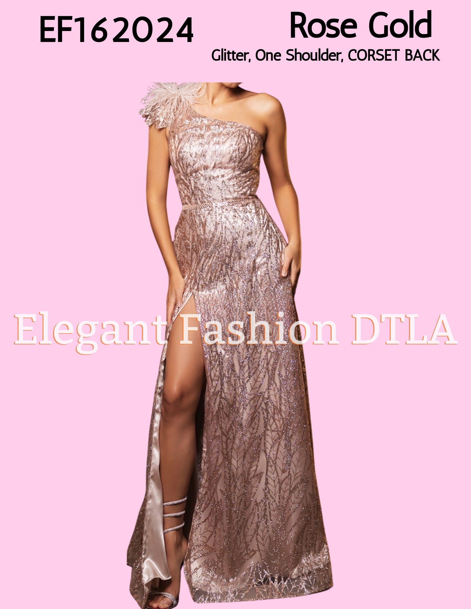 ✨ Elegant Fashion ✨ EF162024 Glitter A Line