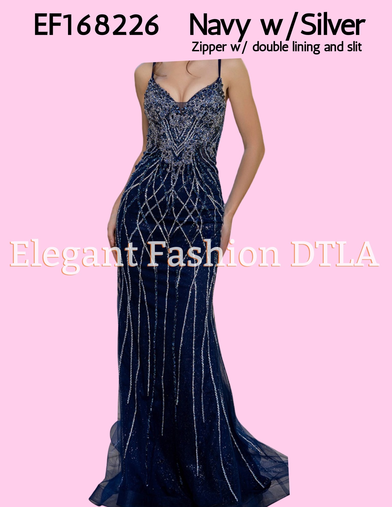 PLUS SIZE (SIZE 2-22) ✨Elegant Fashion ✨ Rhinestones & OPEN BACK