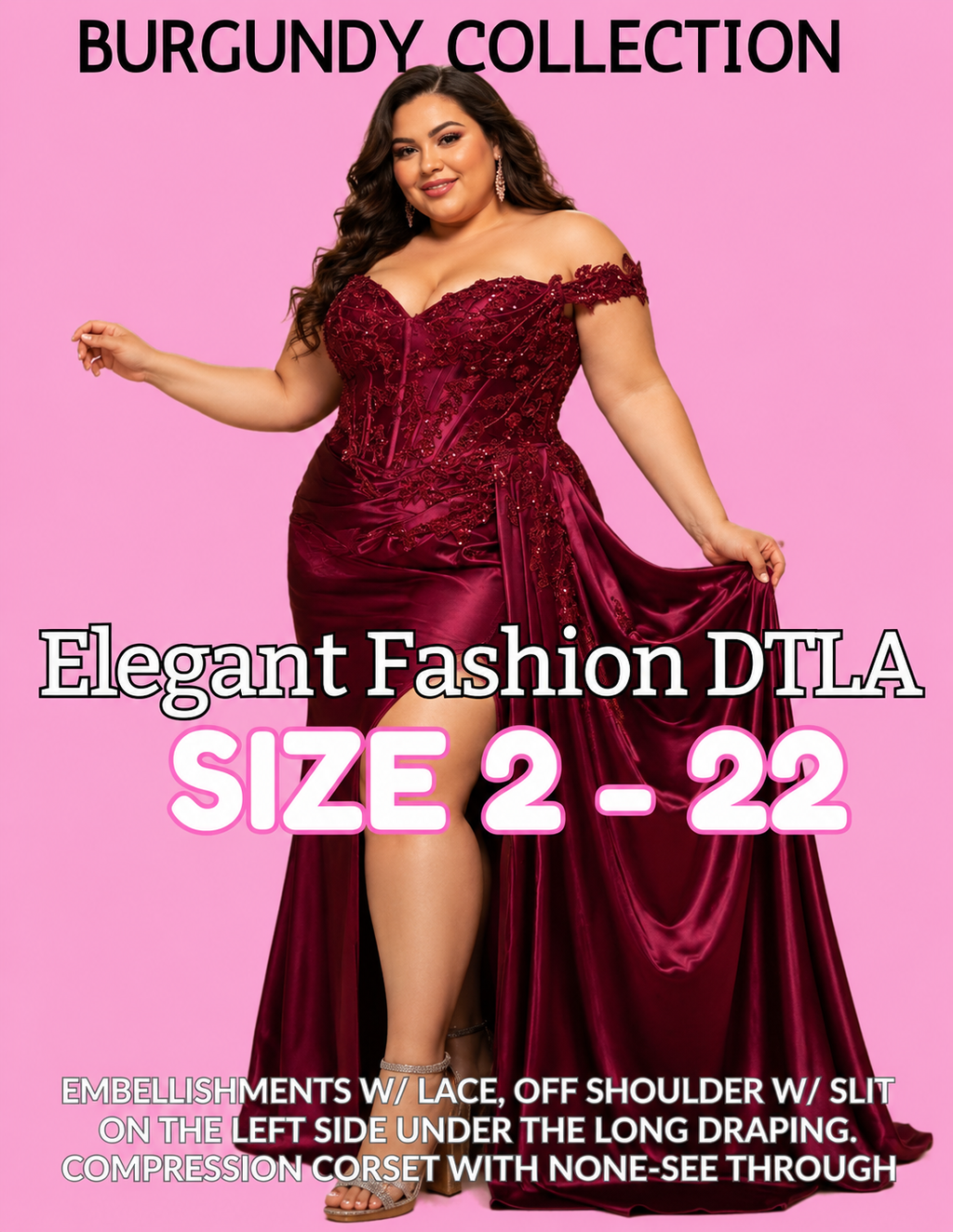 ✨Elegant Fashion✨ 4 COLORS with Compression EF162179