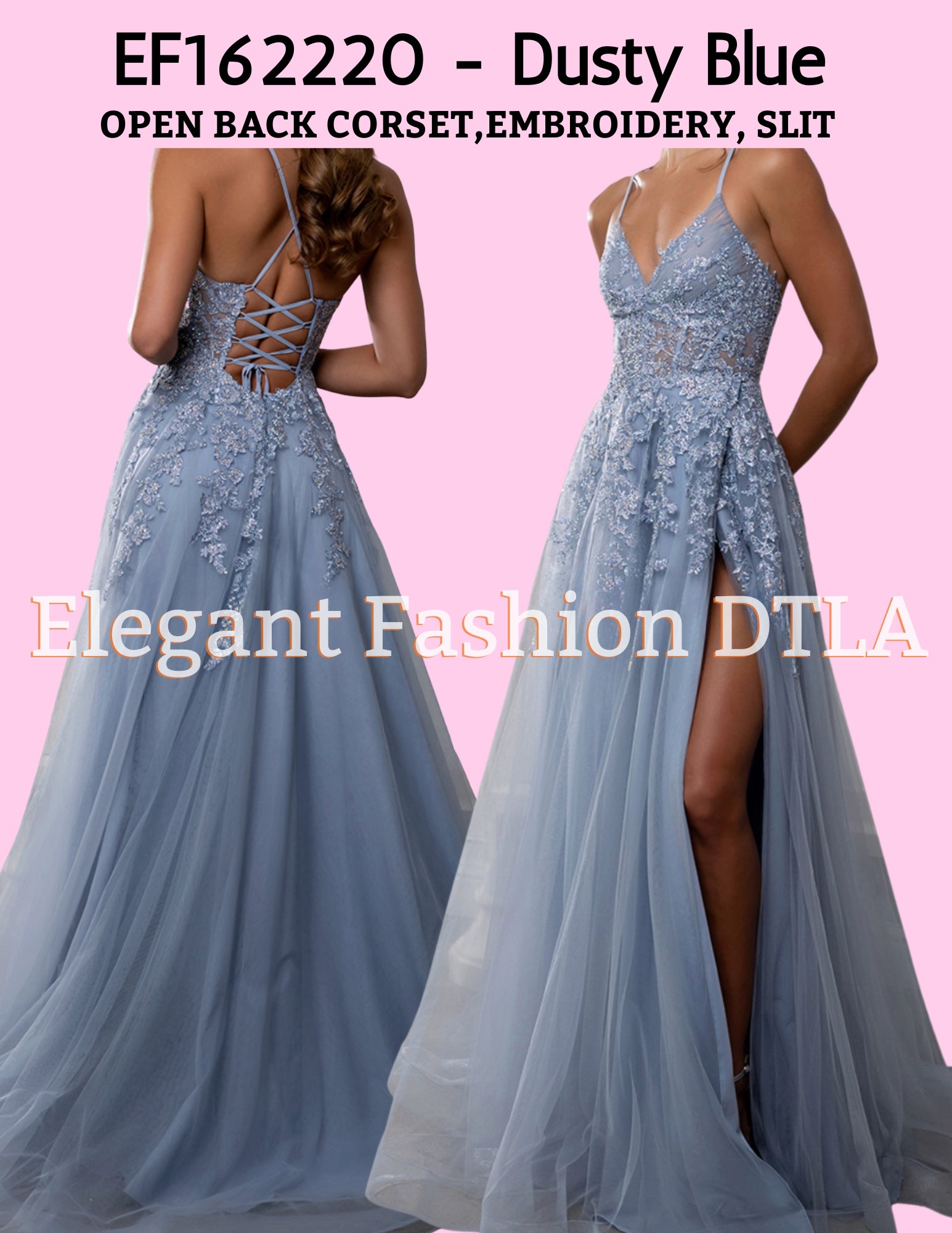 ✨  PROM  ✨  EF162220 OPEN BACK CORSET