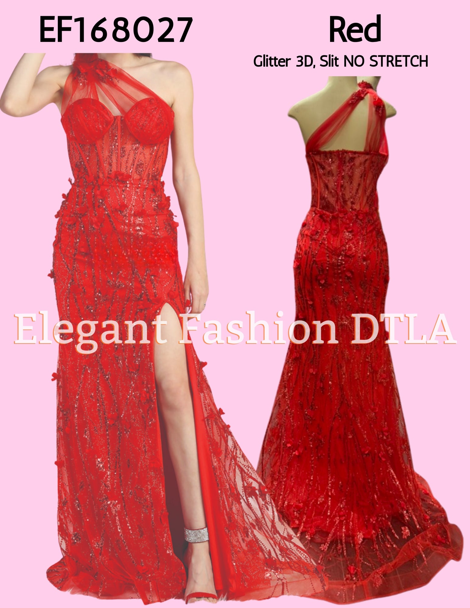 ✨  LS ✨  EF168027 Glitter 3D