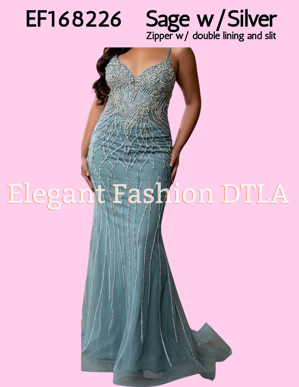 ✨Elegant Fashion ✨ Rhinestones & OPEN BACK (SIZE 2-22)