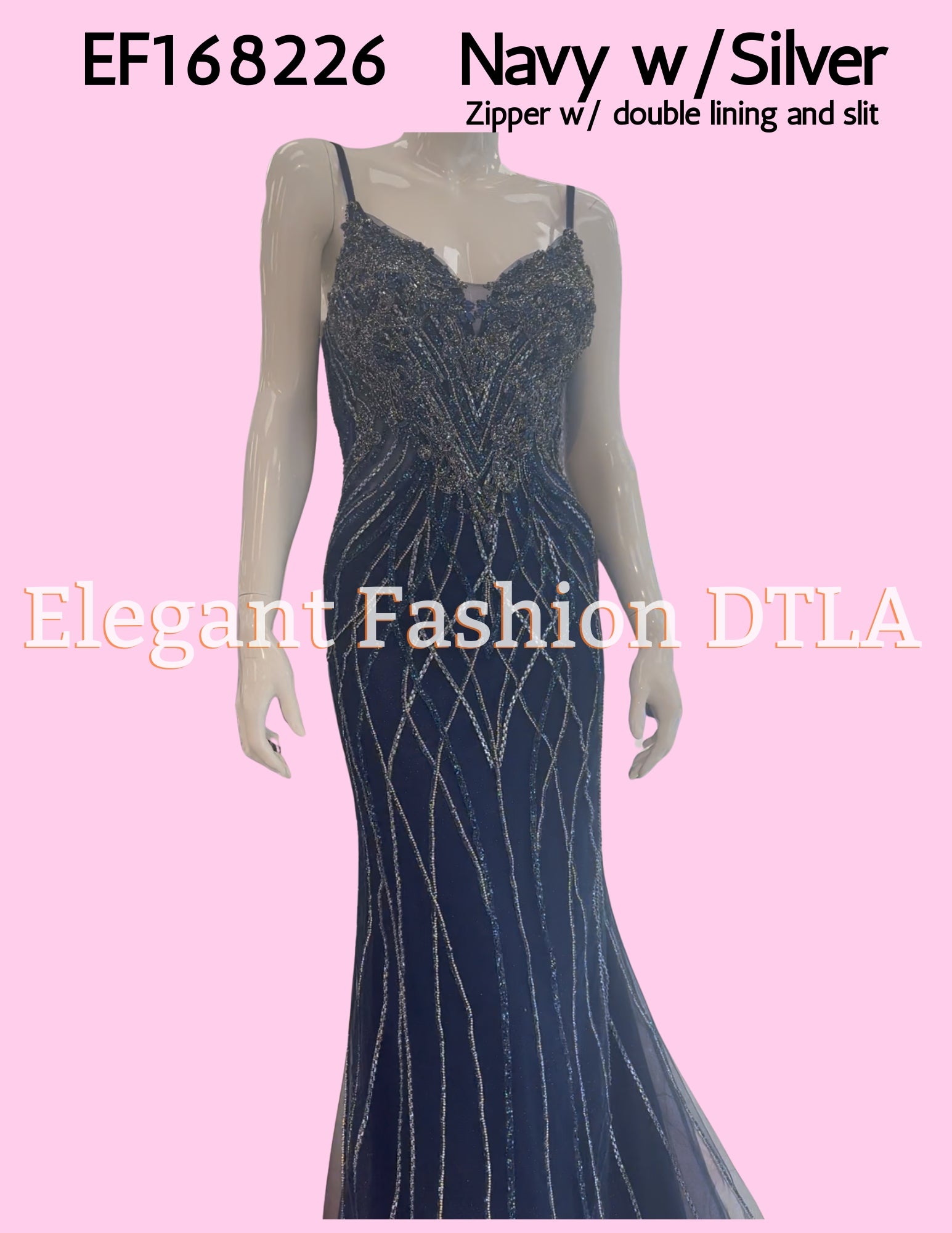 💎💎 EF168226 Rhinestones & OPEN BACK