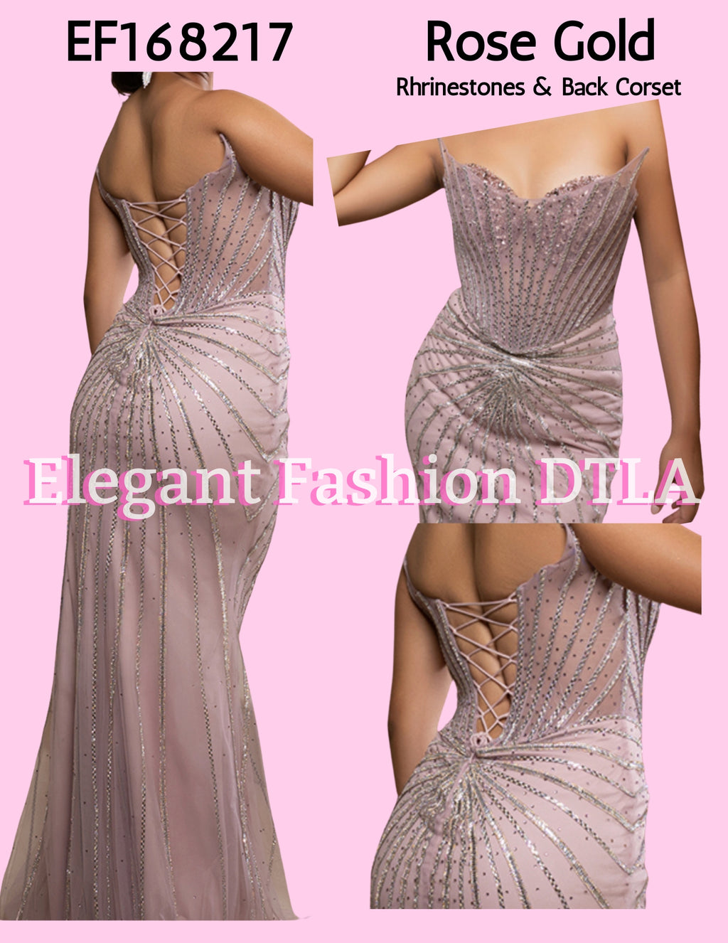 💎💎 EF168217 Embellishments & Rhinestones Open Back