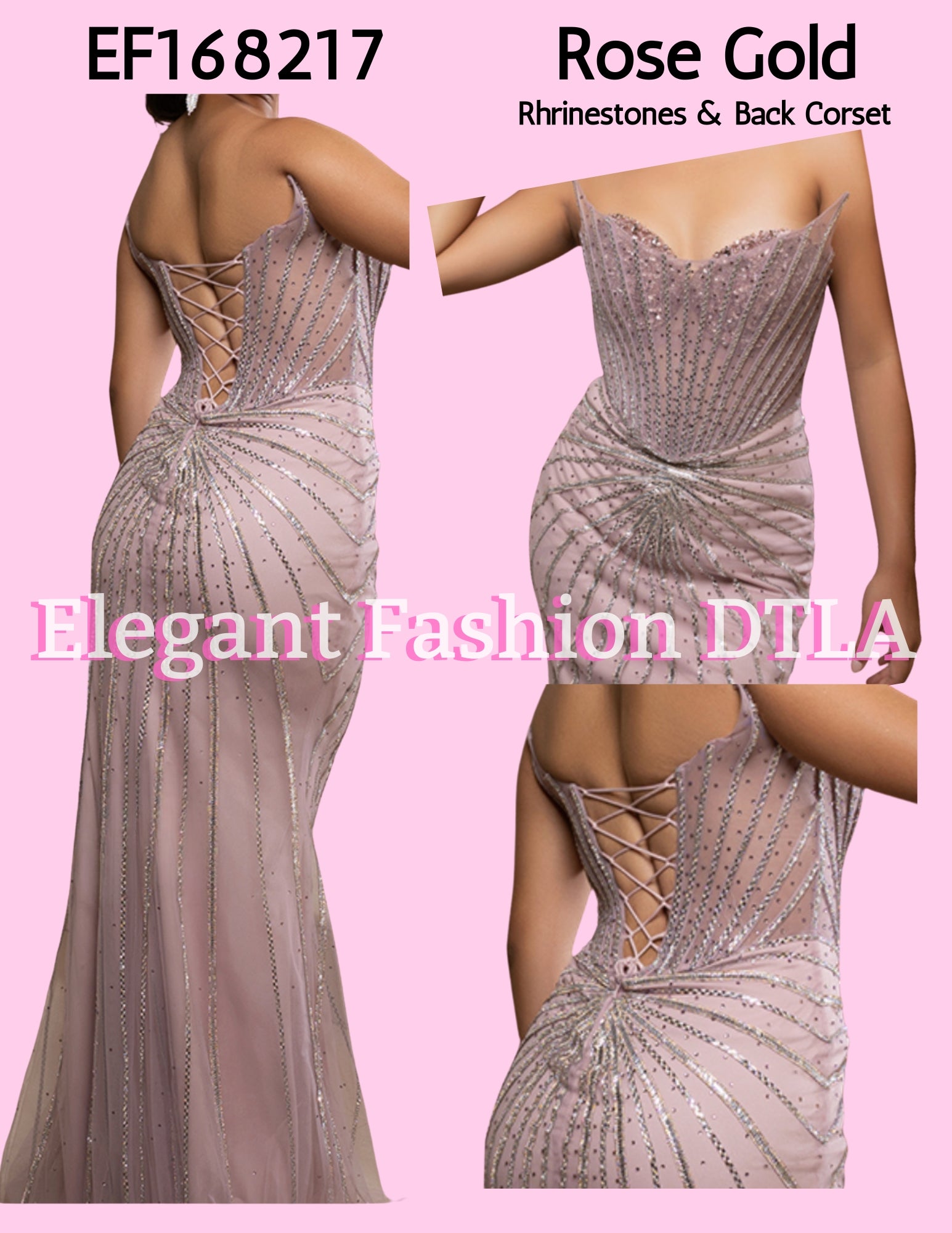 💎💎 EF168217 Embellishments & Rhinestones Open Back