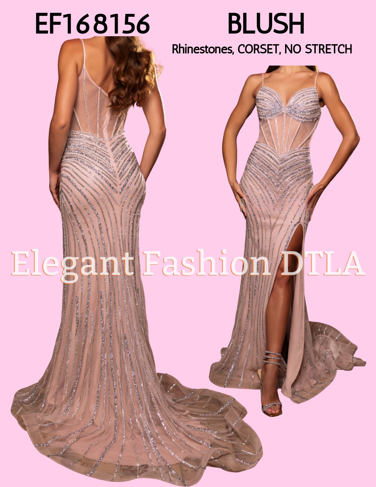 🌸 PROM 🌸  EF168156 Rhinestones CORSET