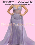 ✨  Elegant Fashion ✨  EF168126 Rhinestones CORSET & detachable skirt