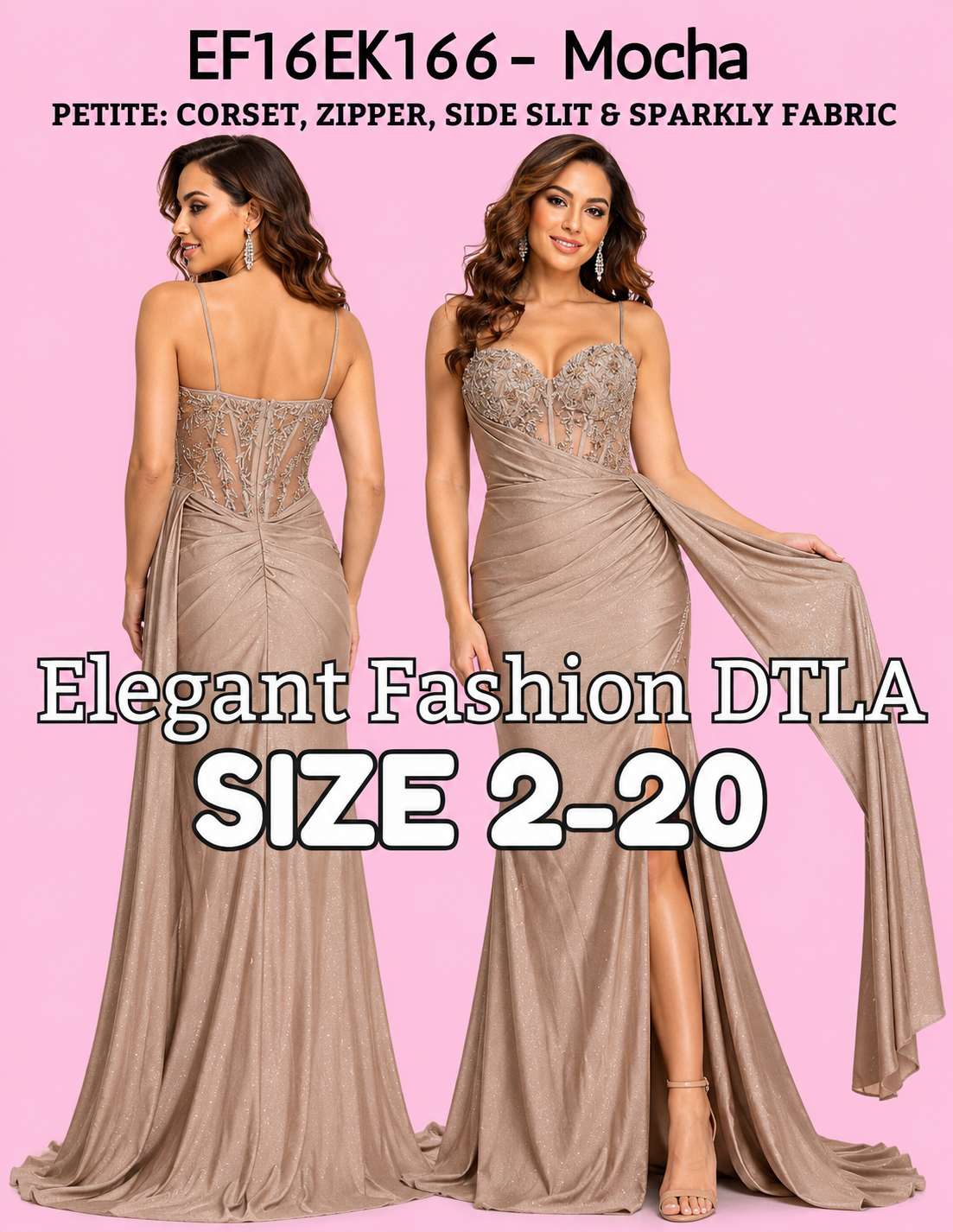 (SIZE 2-20) ✨ Elegant Fashion✨ 8 COLORS