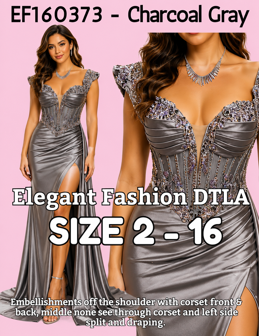 (SIZE 2-16) ✨ Elegant Fashion✨ 5 COLORS