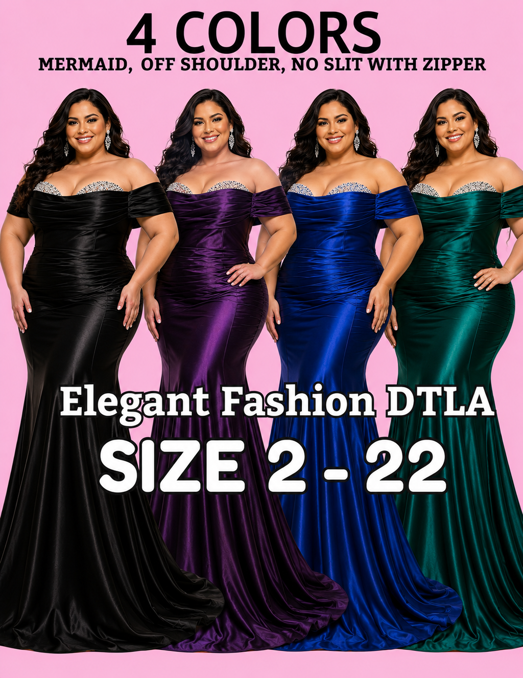 4 COLORS - THICK OFF SHOULDERS