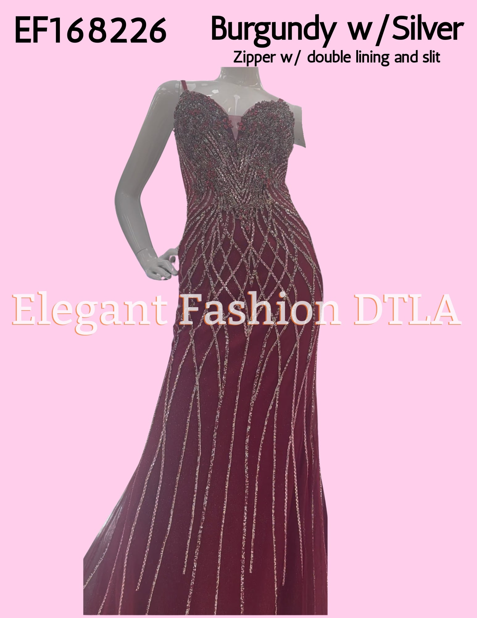 💎💎 EF168226 Rhinestones & OPEN BACK