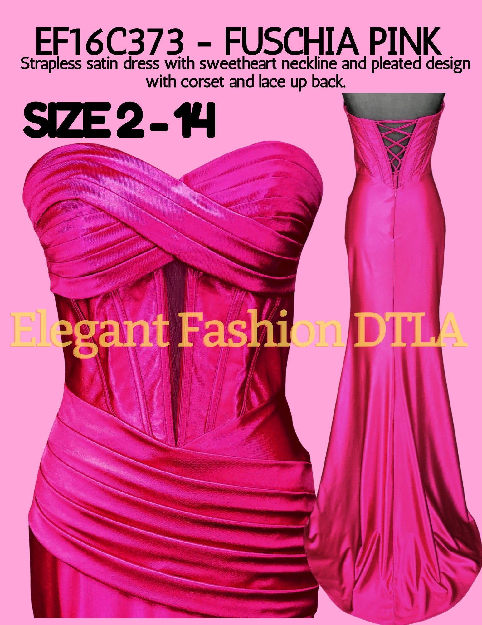 ✨ Elegant Fashion ✨  3 COLORS: FUCHSIA, CHAMPAGNE, BLACK