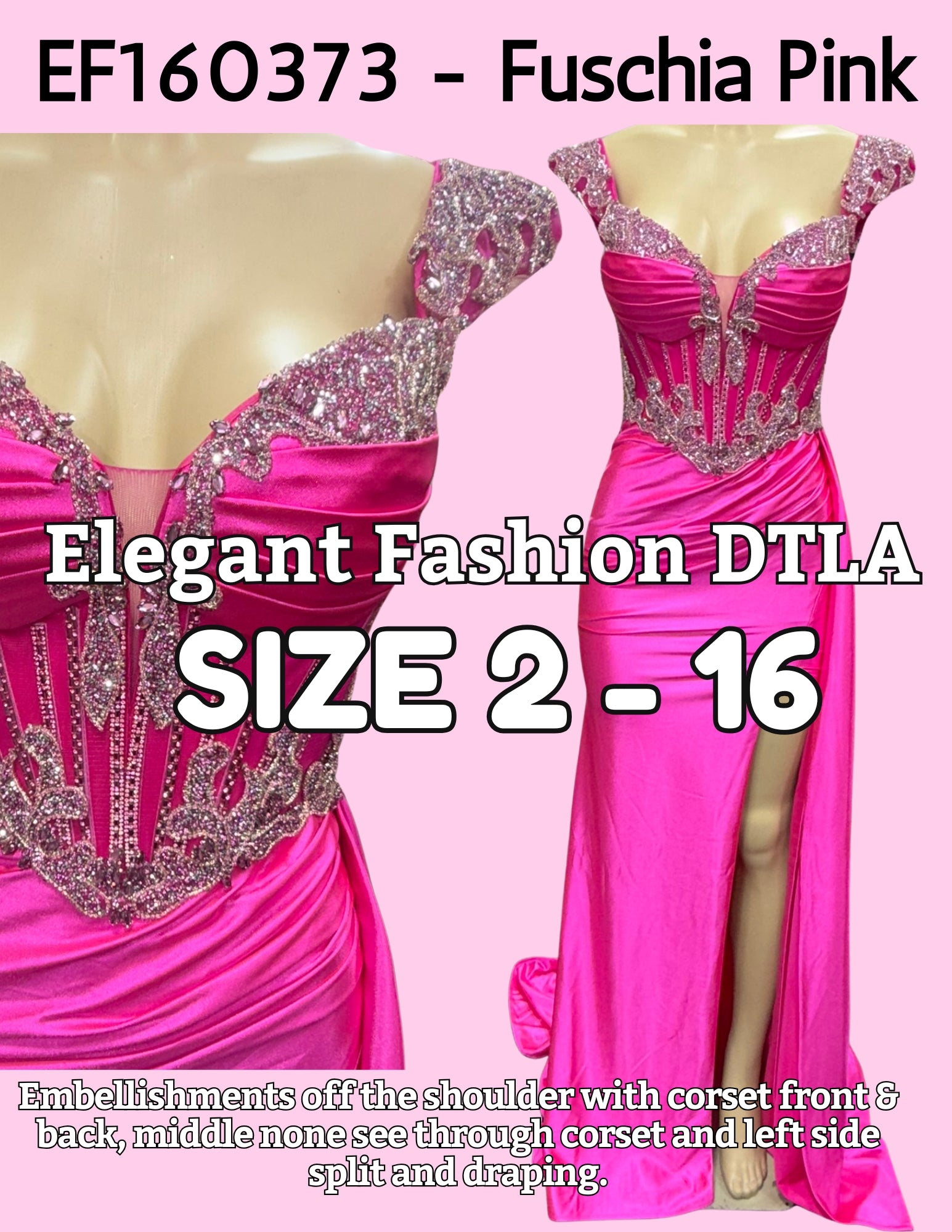 ✨ Elegant Fashion✨ 5 COLORS (SIZE 2-16)