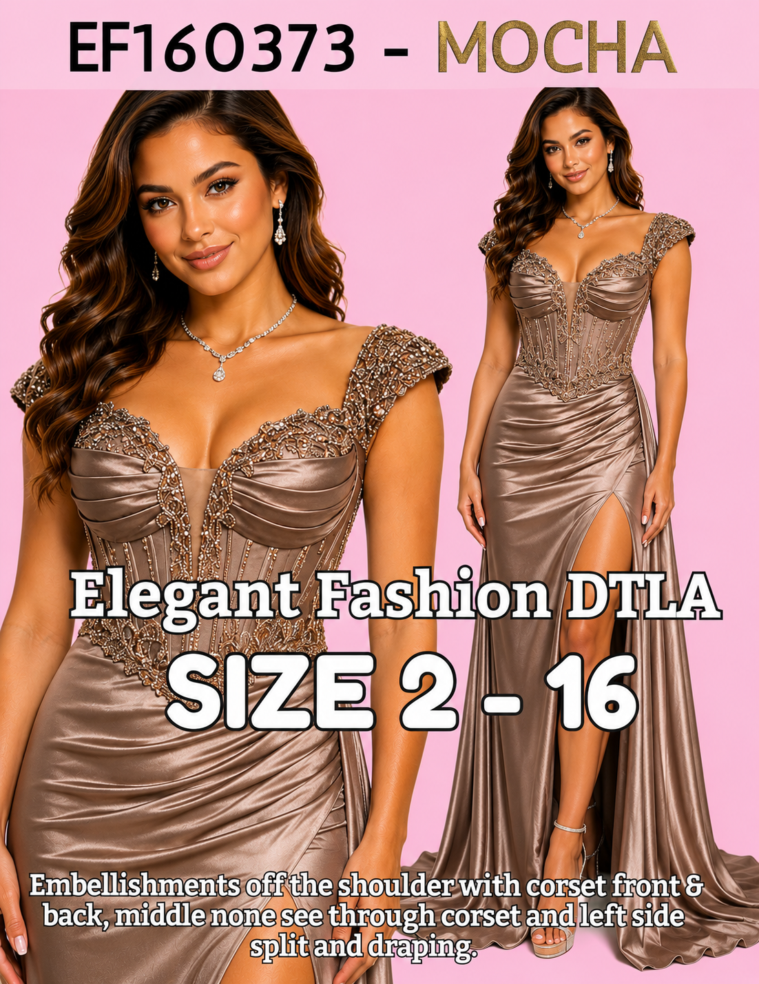(SIZE 2-16) ✨ Elegant Fashion✨ 5 COLORS