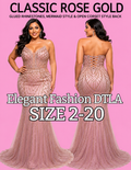 2 COLORS (SIZE 2-20)✨ Elegant Fashion✨EF168210
