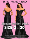 (SIZE 2-22)✨9 COLORS:  Corset Lace w/ no slit