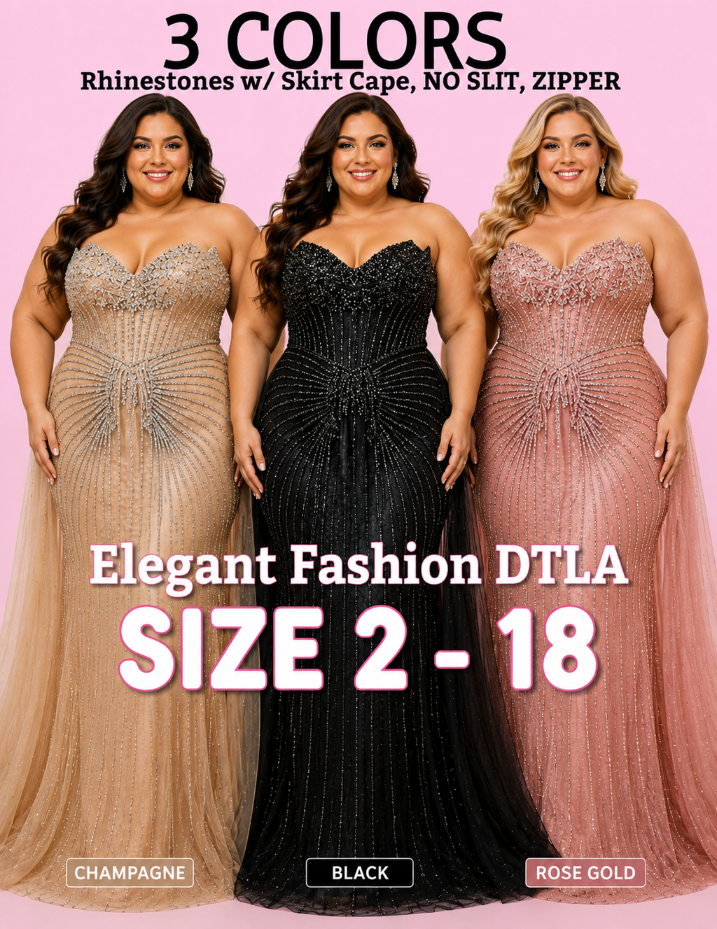 (SIZE 2-18)✨ Elegant Fashion✨3 COLORS - PERMANENT SKIRT