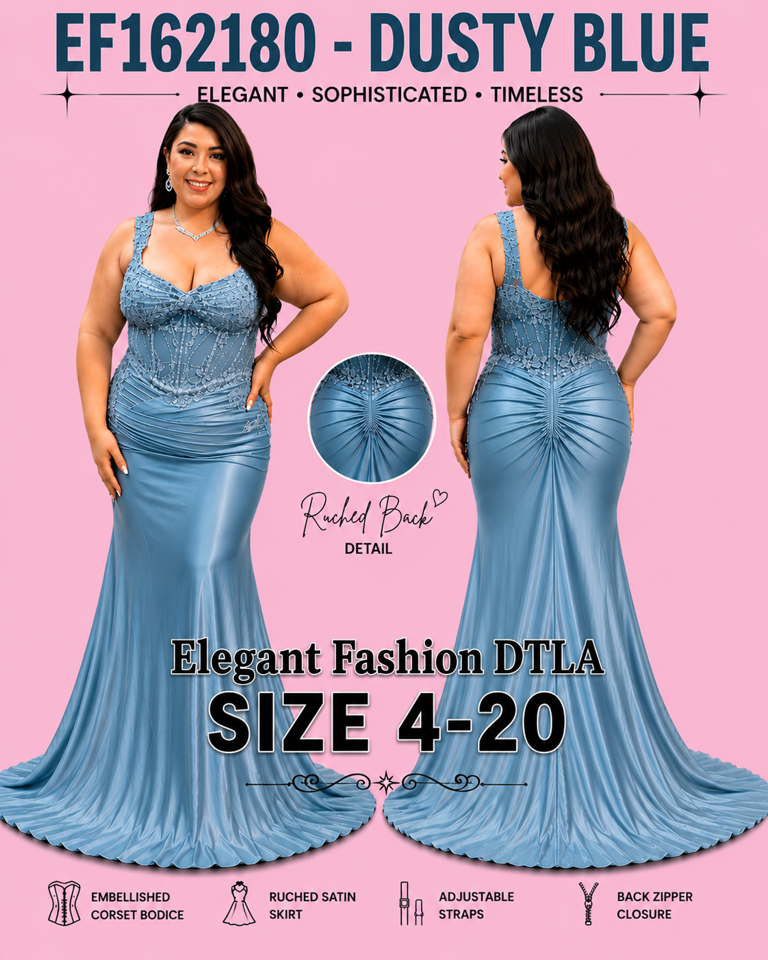 ✨ Elegant Fashion✨  4 COLORS (SIZE 4-20)