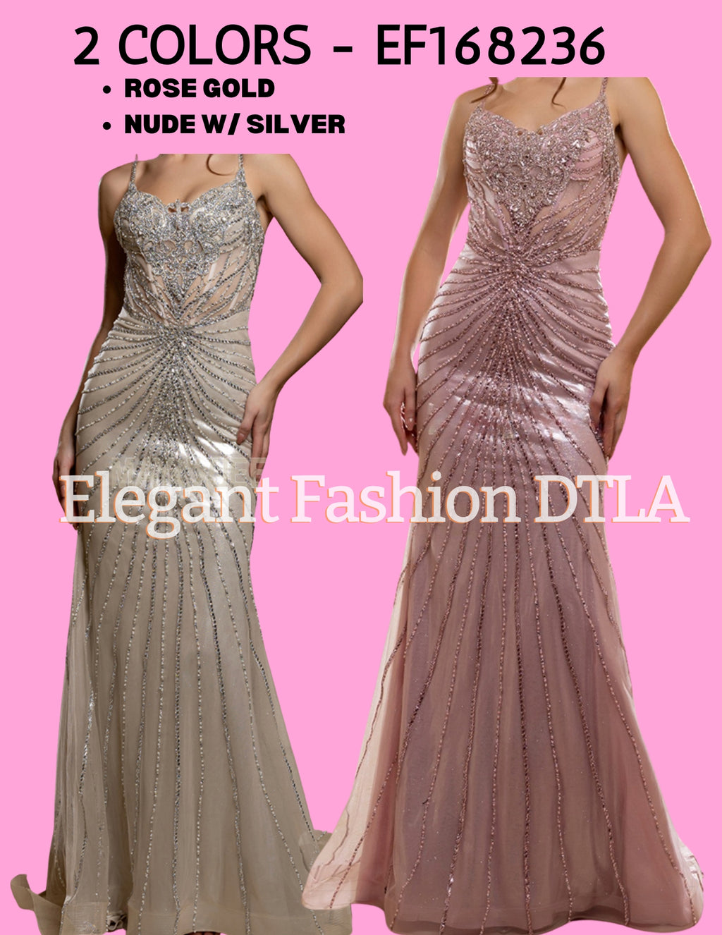 ✨ Elegant Fashion ✨ EF168236 Embellishments and Mini Pearls