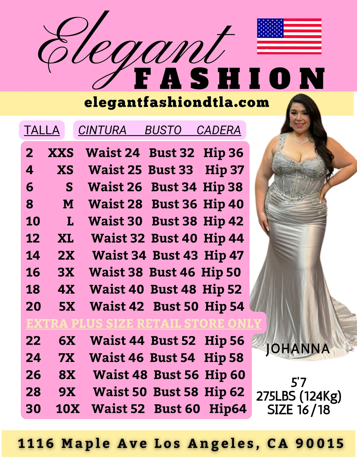 6 COLORS (SIZE 2-20)✨ Elegant Fashion ✨  EF162241