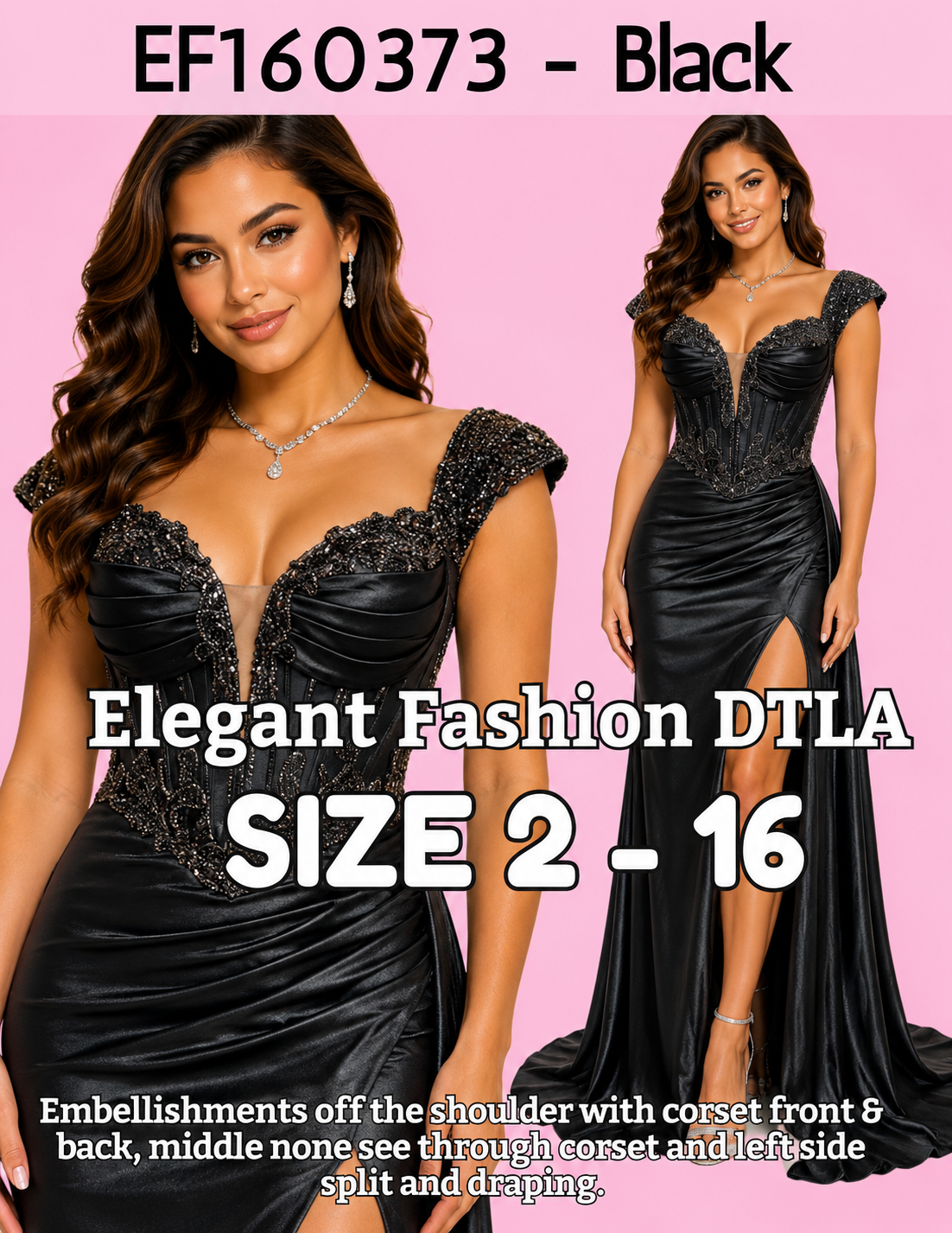 (SIZE 2-16) ✨ Elegant Fashion✨ 5 COLORS