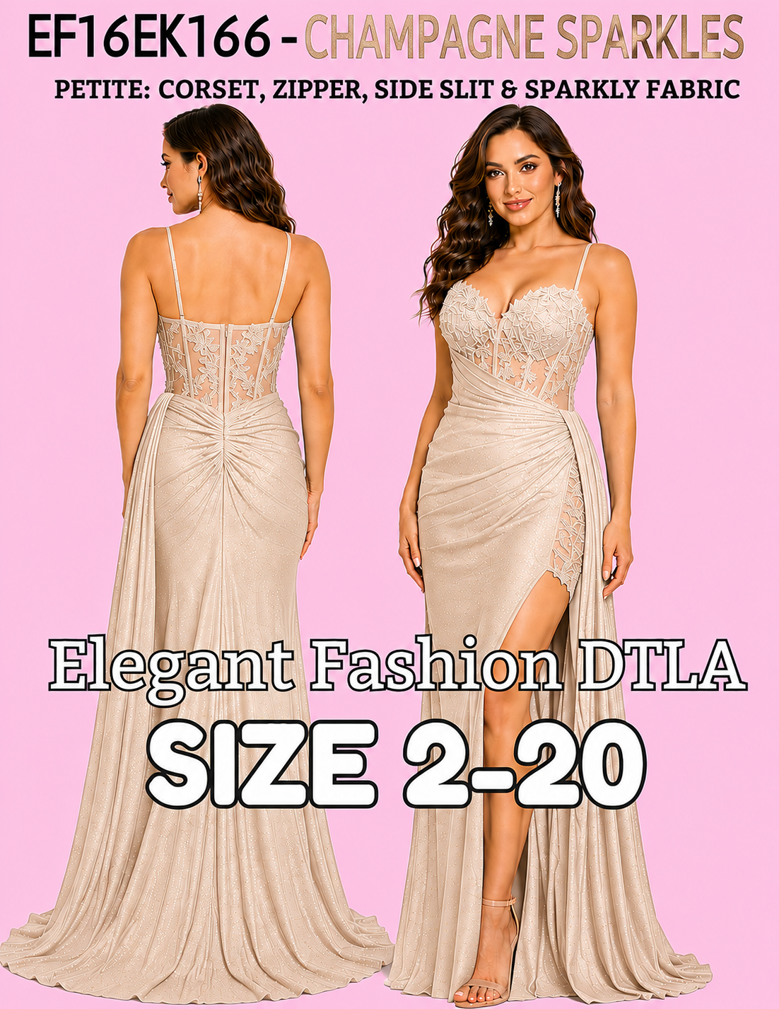 (SIZE 2-20) ✨ Elegant Fashion✨ 8 COLORS