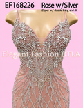 PLUS SIZE (Size 2-22)✨Elegant Fashion✨  ROSE GOLD Rhinestones