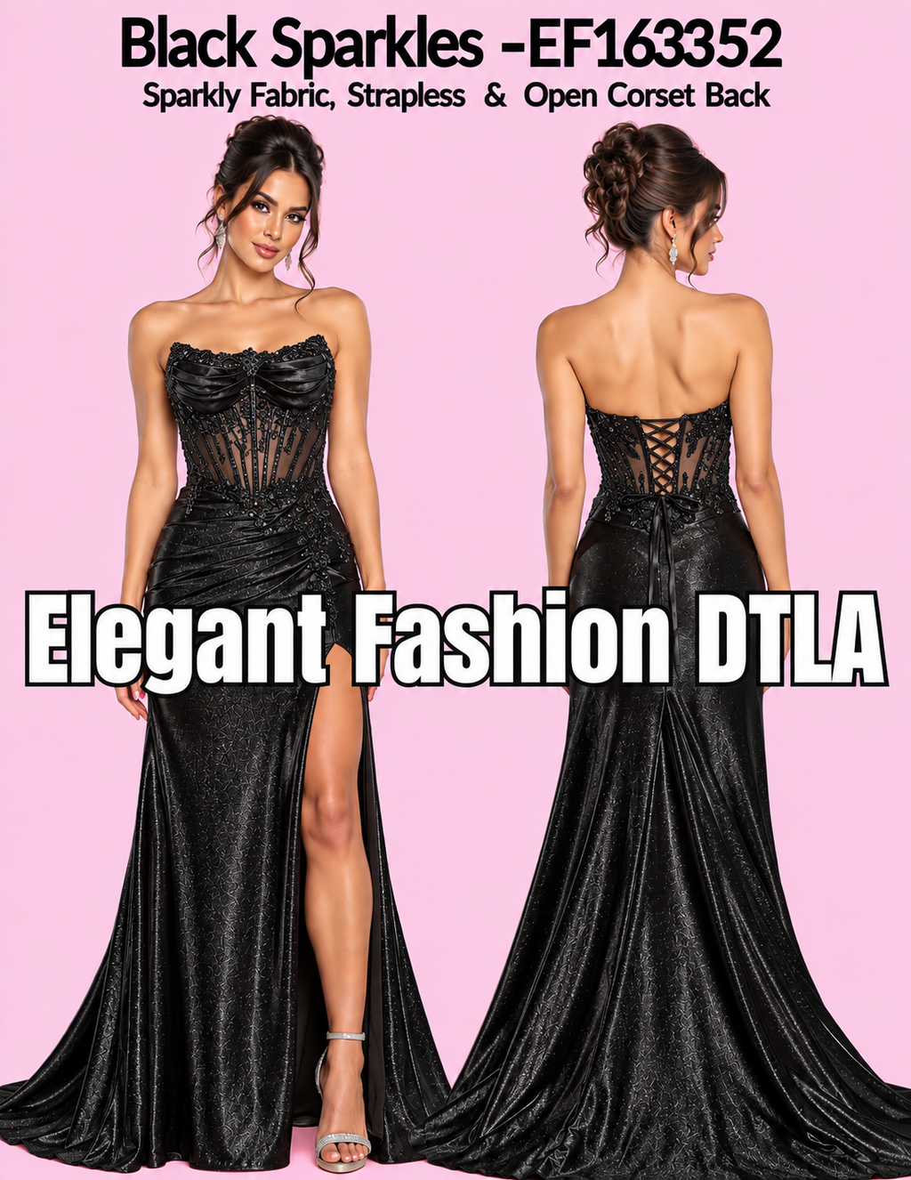 7 COLORS✨ (SIZE 2-18) ✨ Elegant Fashion✨  EF163352