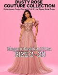 DUSTY ROSE COUTURE COLLECTION (SIZE 2-20)✨ Elegant Fashion✨EF168260