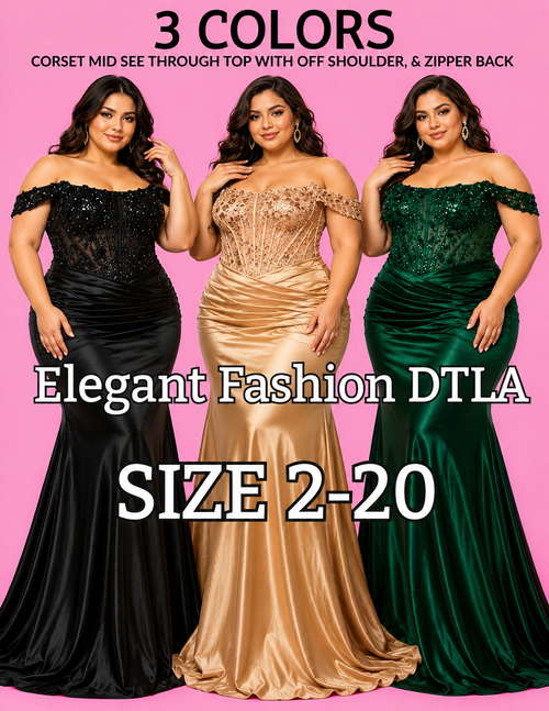 (SIZE 2-20) 3 COLORS ✨ Elegant Fashion✨EF162153